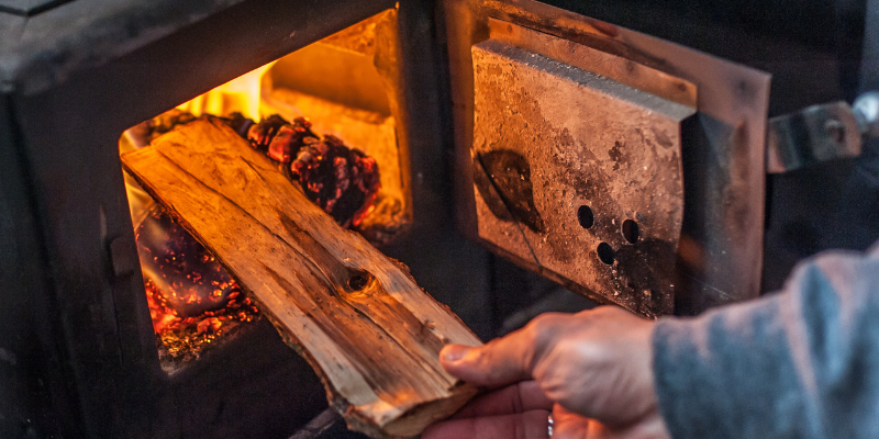 Wood Stove Outdoors